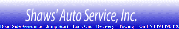 Road Side Assistance - Jump Start - Lock Out - Recovery - Towing  - On I-94 I94 I90 I80